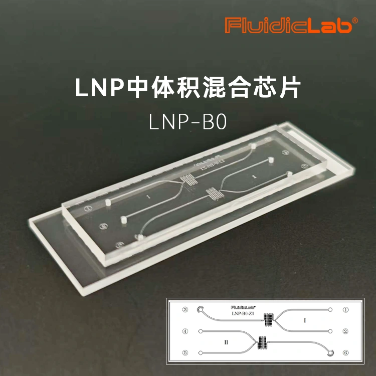 微流控LNP脂质纳米颗粒中体积混合pdms芯片