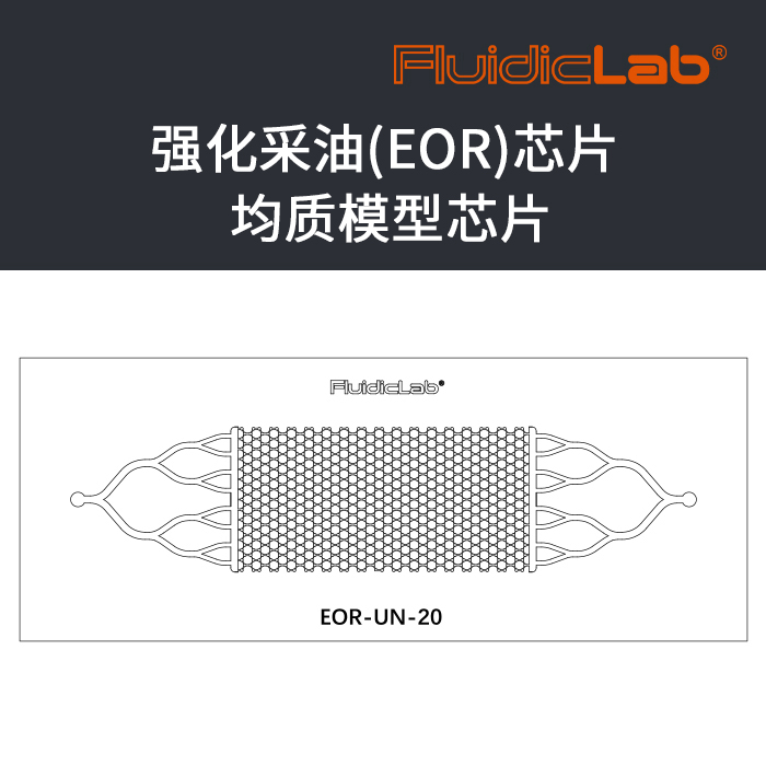 强化采油(EOR)芯片均质模型芯片（GL-EOR-UN20）
