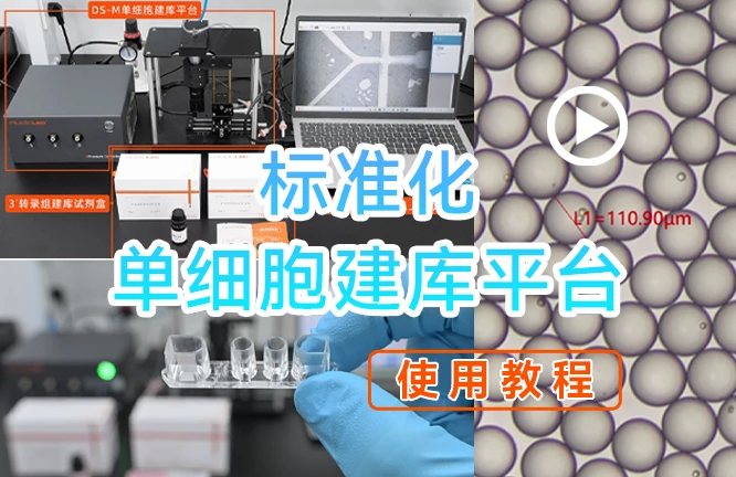 FluidicLab标准化微流控单细胞建库平台单细胞3'转录组建库